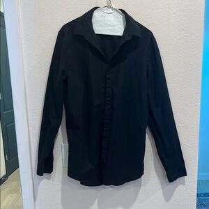 H&M Black Easy Iron Shirt
